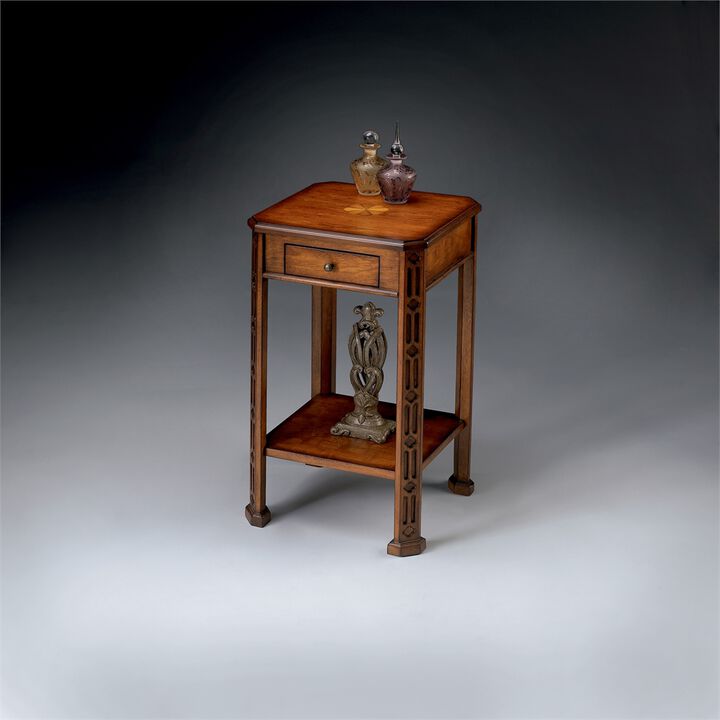 Hand-Carved Accent Table, Belen Kox