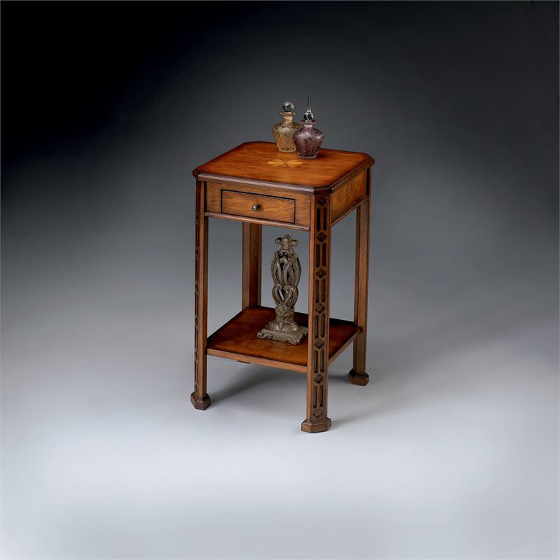 Hand-Carved Accent Table, Belen Kox