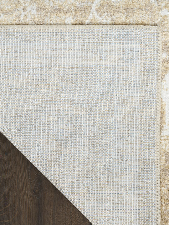 Astra Machine Washable ASW19 Ivory/Gold 4' x 6' Rug