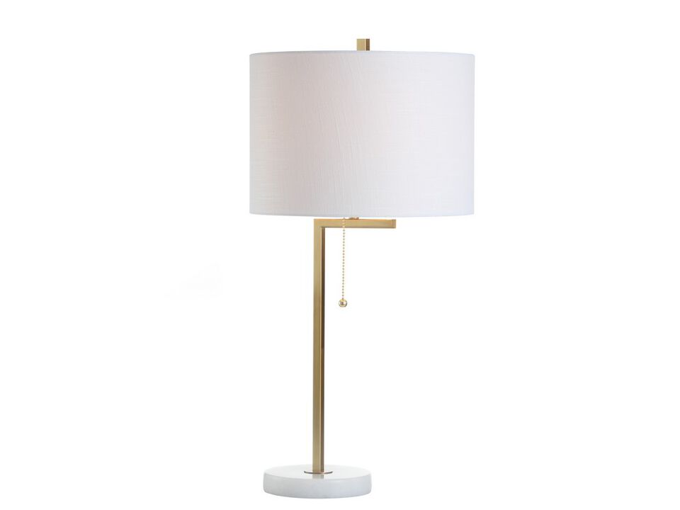 Alyssa Metal/Marble LED Table Lamp