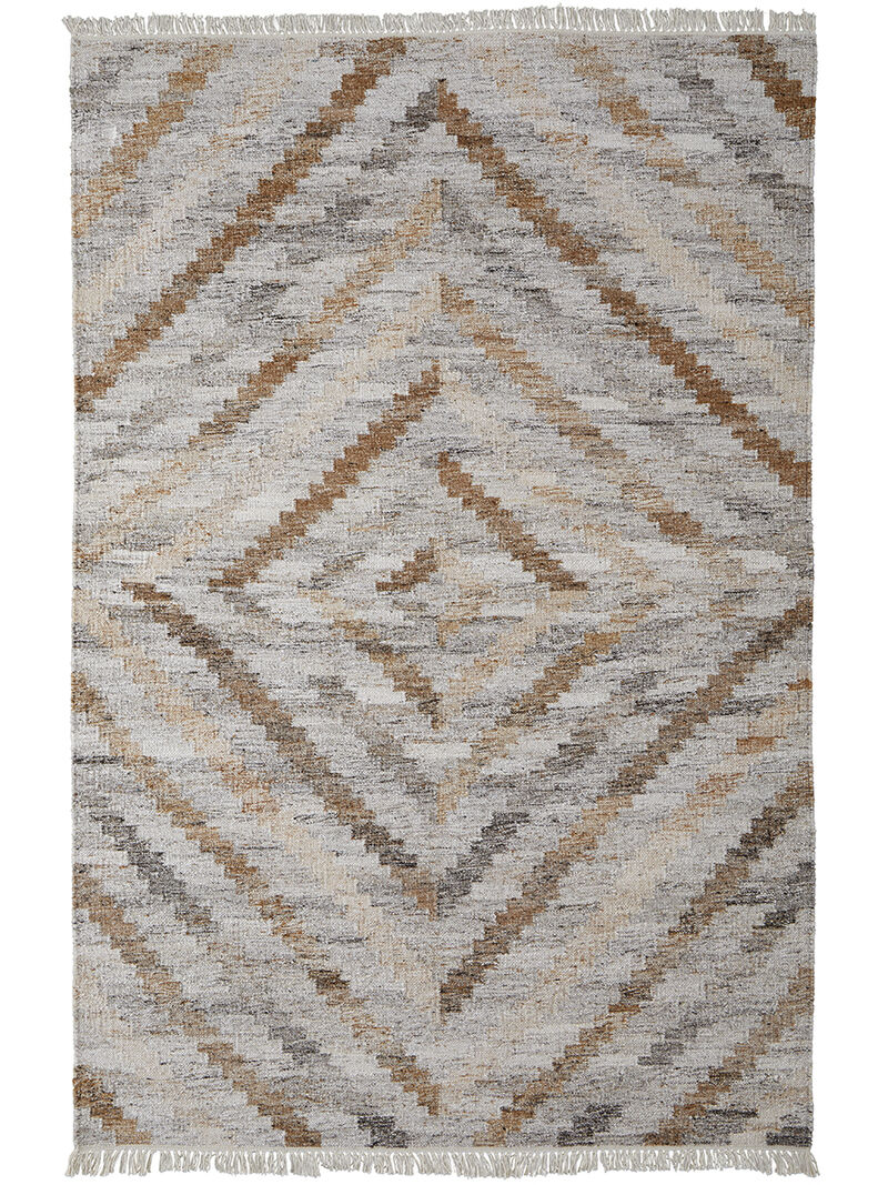 Beckett 0724F Ivory/Gray/Tan 5' x 8' Rug