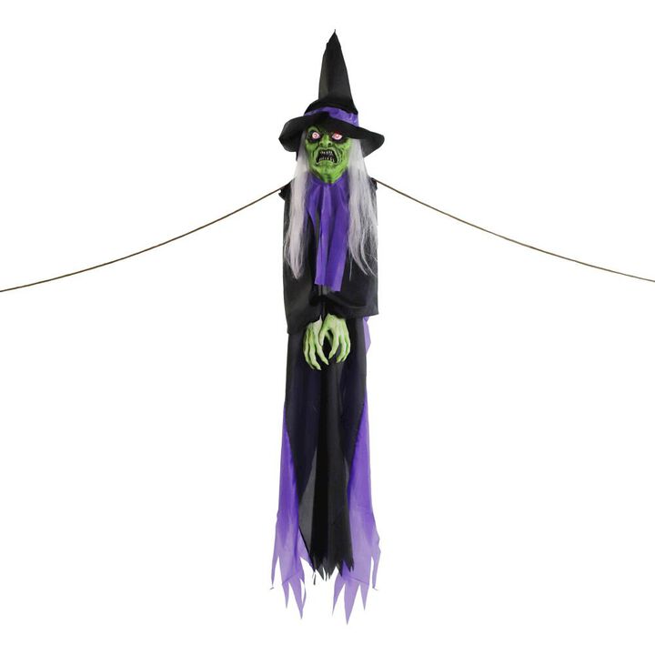 Haunted Hill Farm Lifesize Animated Tree Witch Wrap w/Lights, Sound