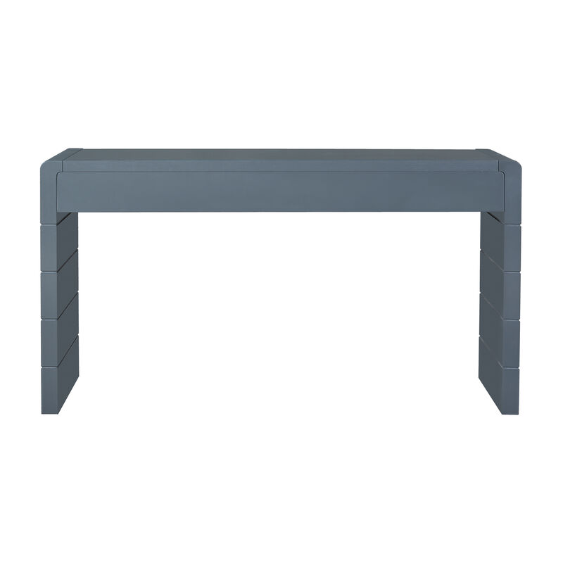 Merax Farmhouse Rustic Console Table with Storage
