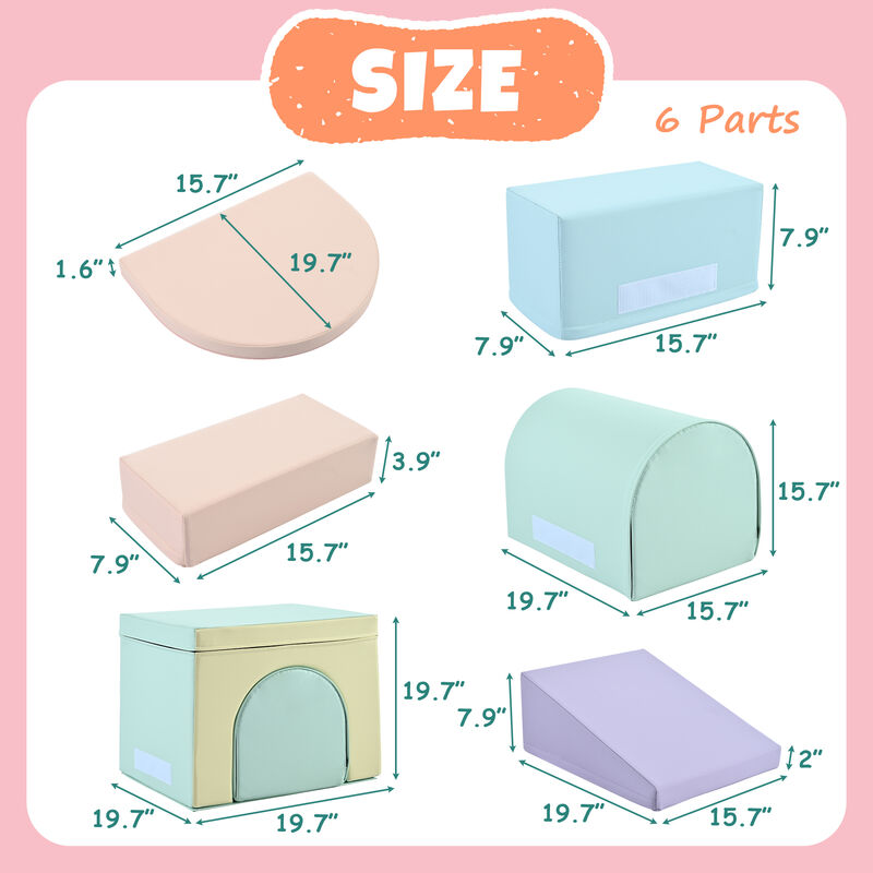 Merax Soft Play Equipment Climb and Crawl Playground