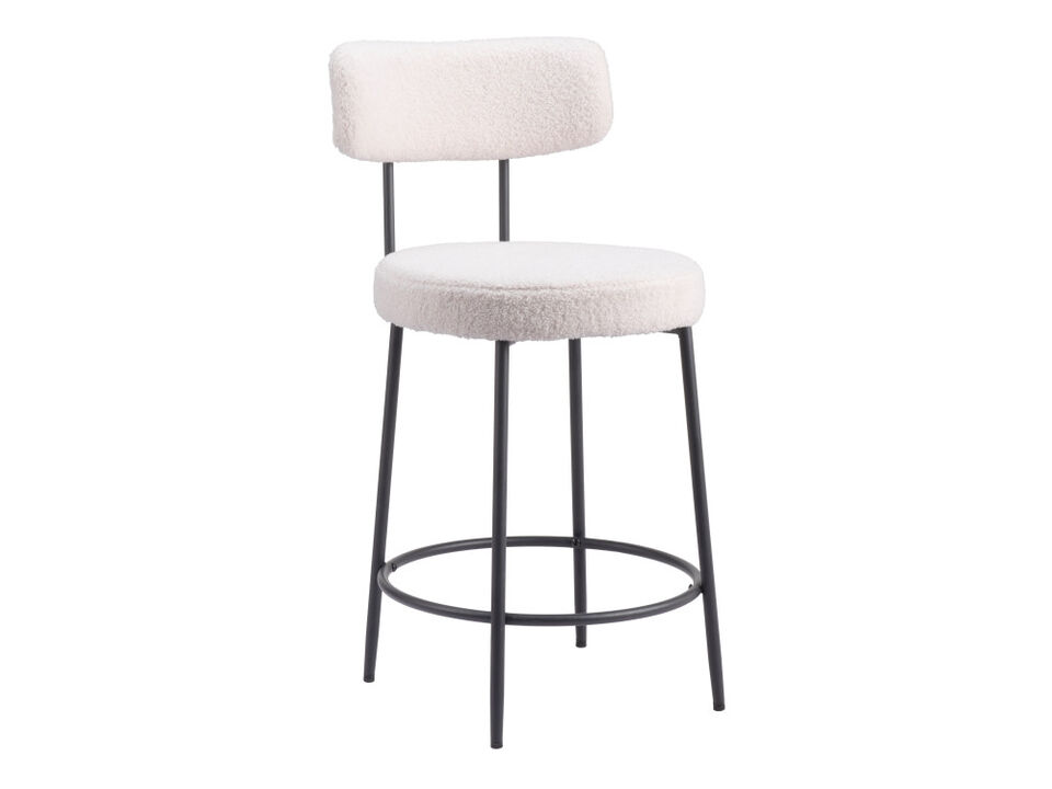 Blanca Counter Stool (Set of 2) Ivory