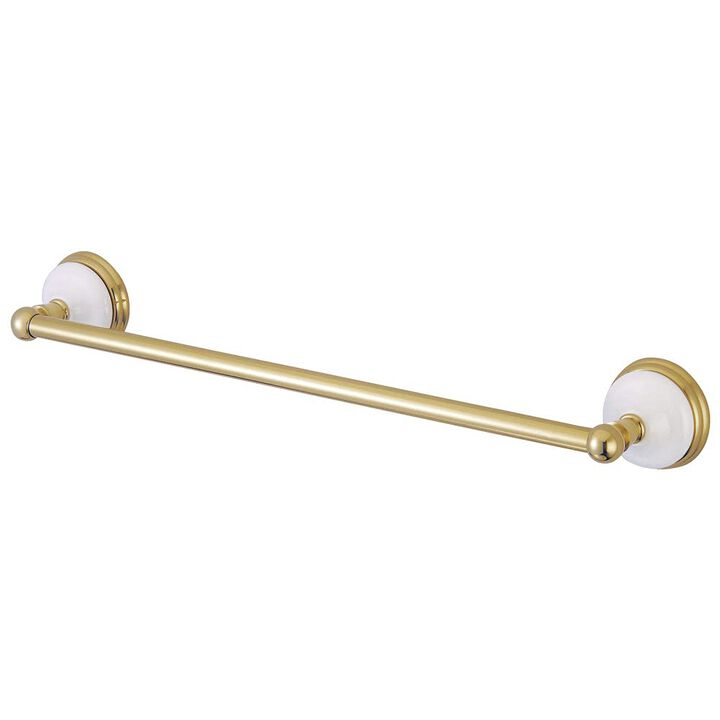 Kingston BrassKingston Brass BA1112PB Victorian 18-Inch Towel-Bar, Polished Brass