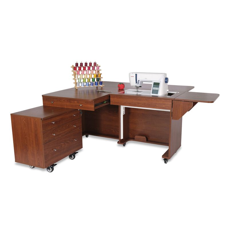 Arrow Kangaroo & Joey Sewing Cabinet Teak