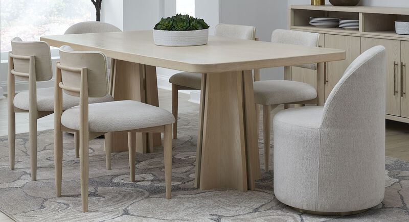 Zinnia Fully Upholstered Swivel Chair