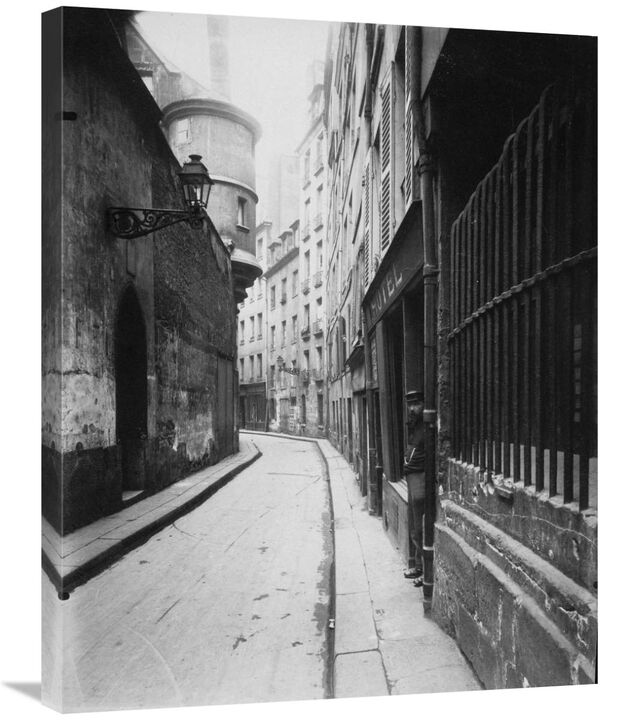Paris, 1921 - Rue de lHtel-de-Ville-Canvas Art-24x30