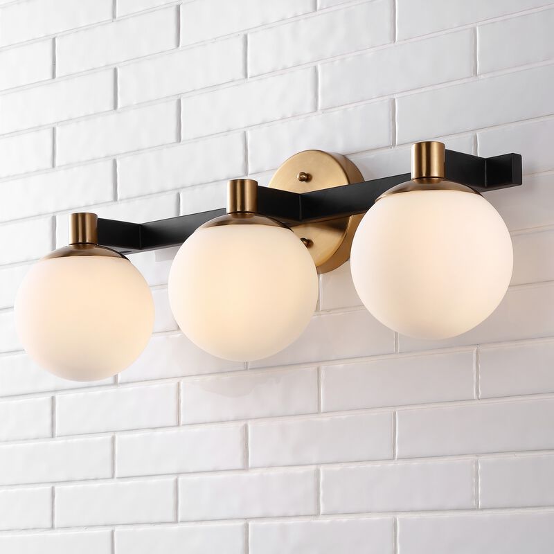 Modernist Globe Metalfrosted Glass Modern Contemporary LED Vanity