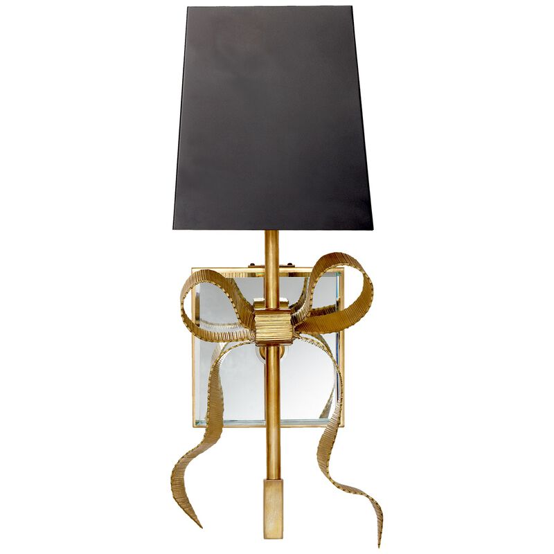Ellery Gros-Grain Bow Sconce