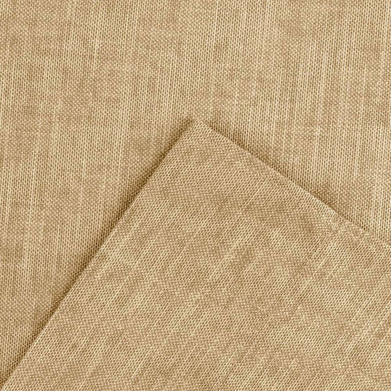 Ellis Curtain Lisa Solid Color Poly Cotton Duck Fabric Tailored Tier