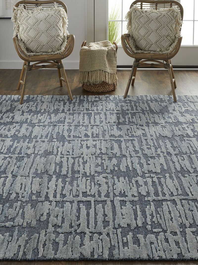 Berwyn T6005 Blue 9'6" x 13'6" Rug By Thom Filcia