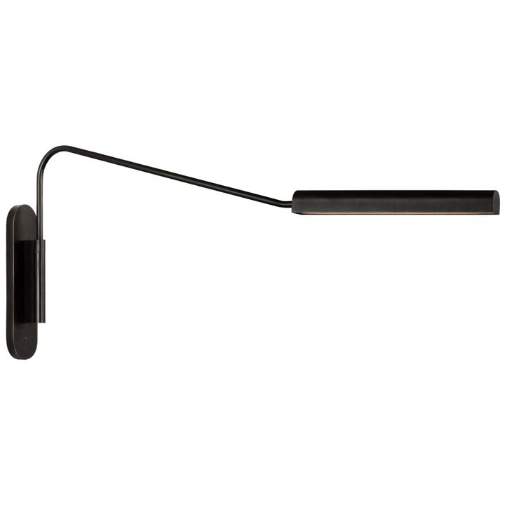 Austin Large Articulating Wall Light in Aged Iron