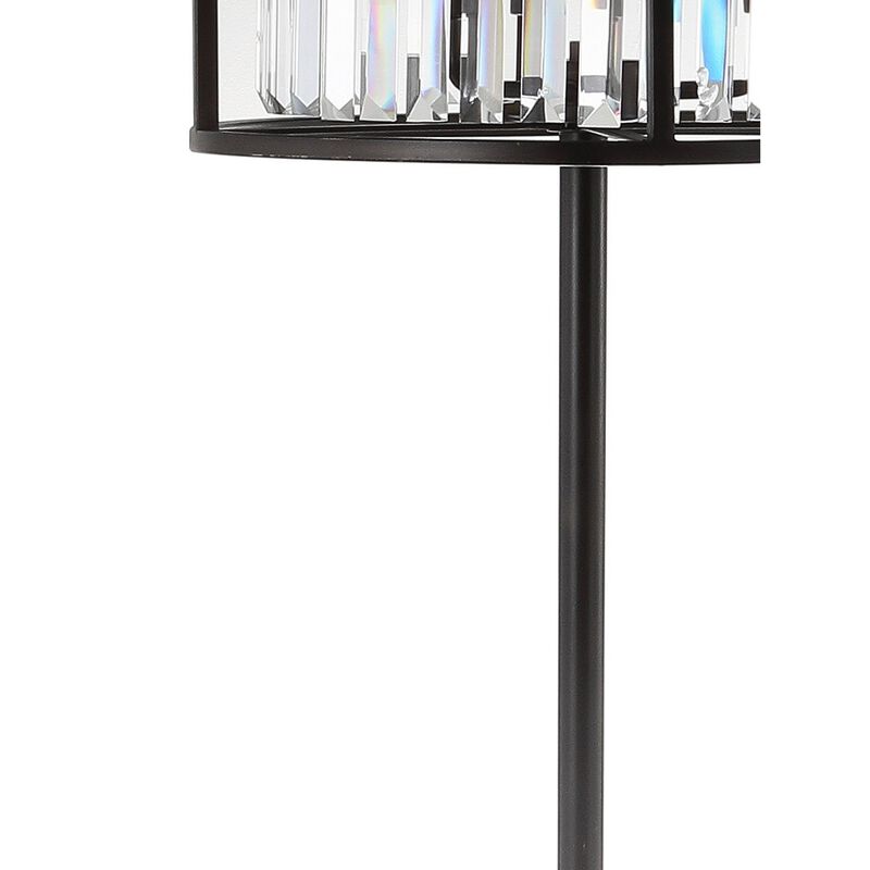 Bevin Metal/Crystal LED Floor Lamp
