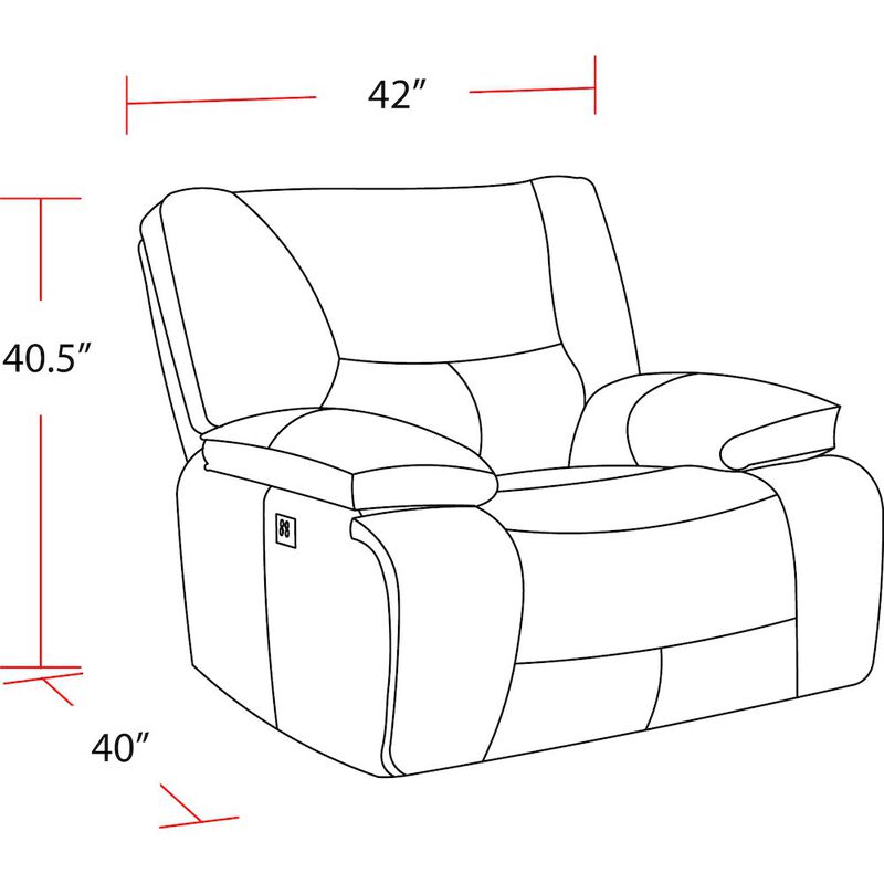 Parker Living Spartacus - Oyster Power Recliner