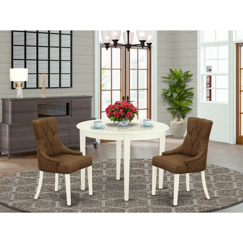Dining Room Set Linen White