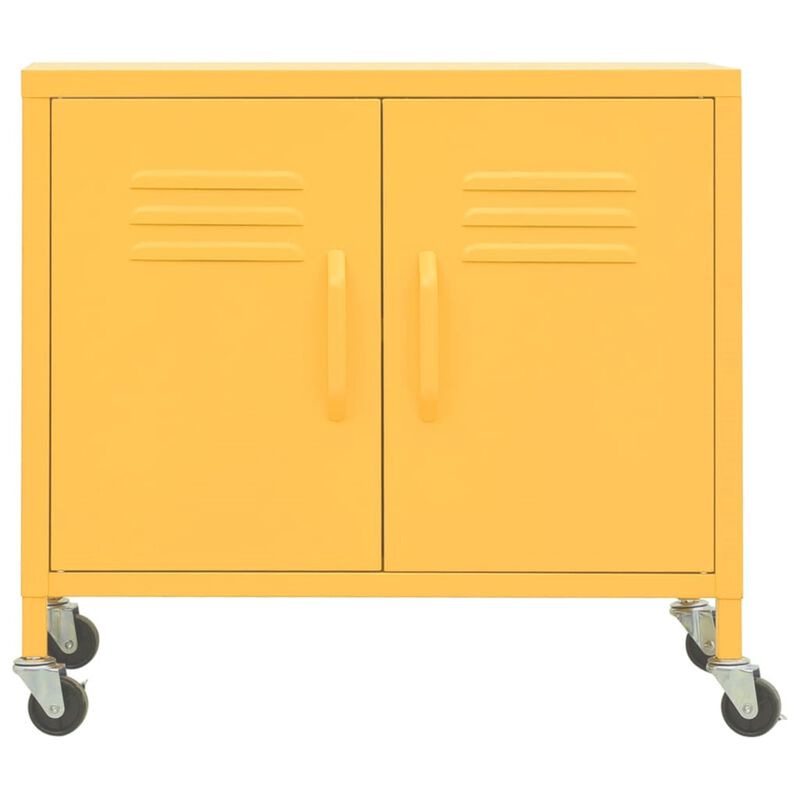 vidaXL Storage Cabinet 23.6"x13.8"x22" Steel
