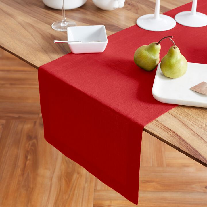Solino Home 100% Pure Linen Table Runner | Sonoma