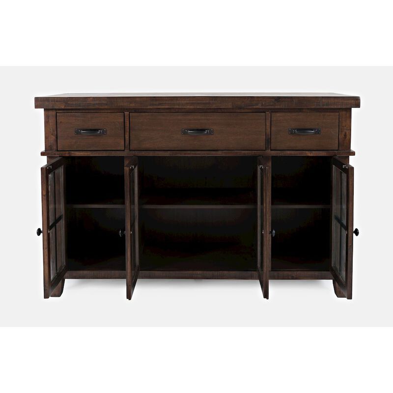 Jofran Mission Viejo Distressed 3 Drawer Server