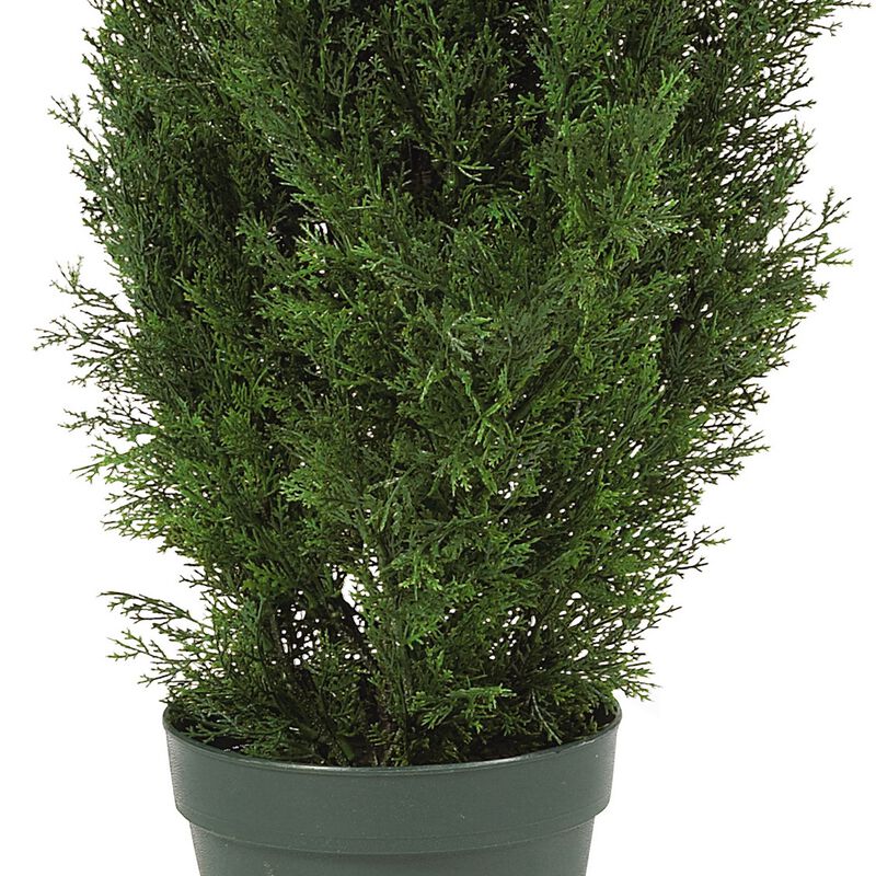 4' Artificial Silk Potted Cedar Tree