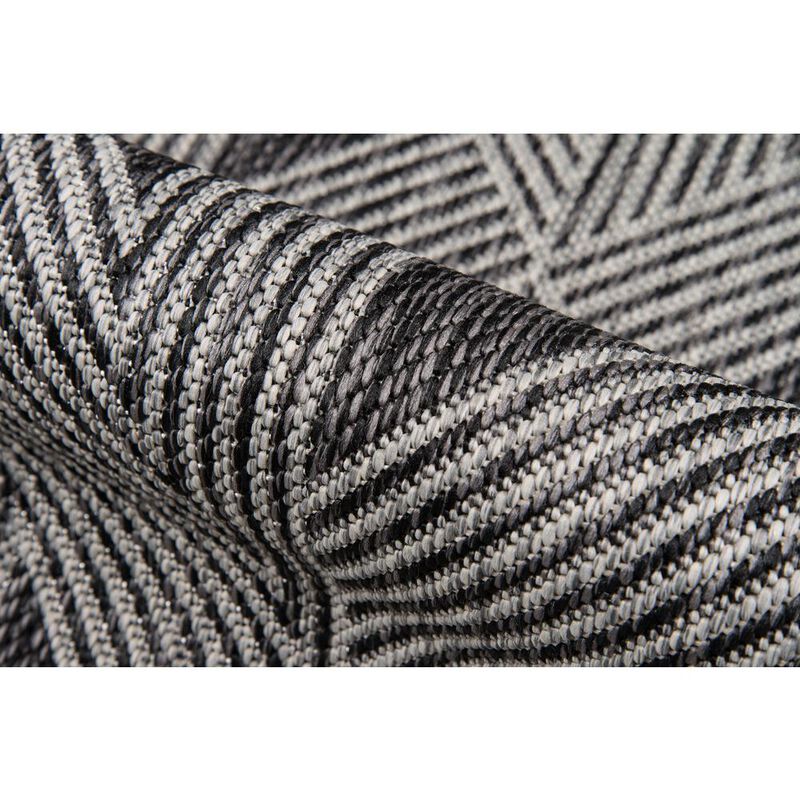 Novogratz Contemporary Rectangle Area Rug, Charcoal, 7'10 X 10'10