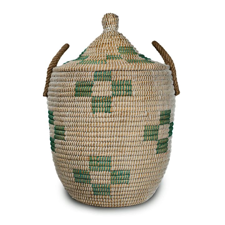 Kans Grass Round Bottom Storage Basket