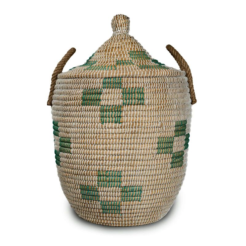 Kans Grass Round Bottom Storage Basket