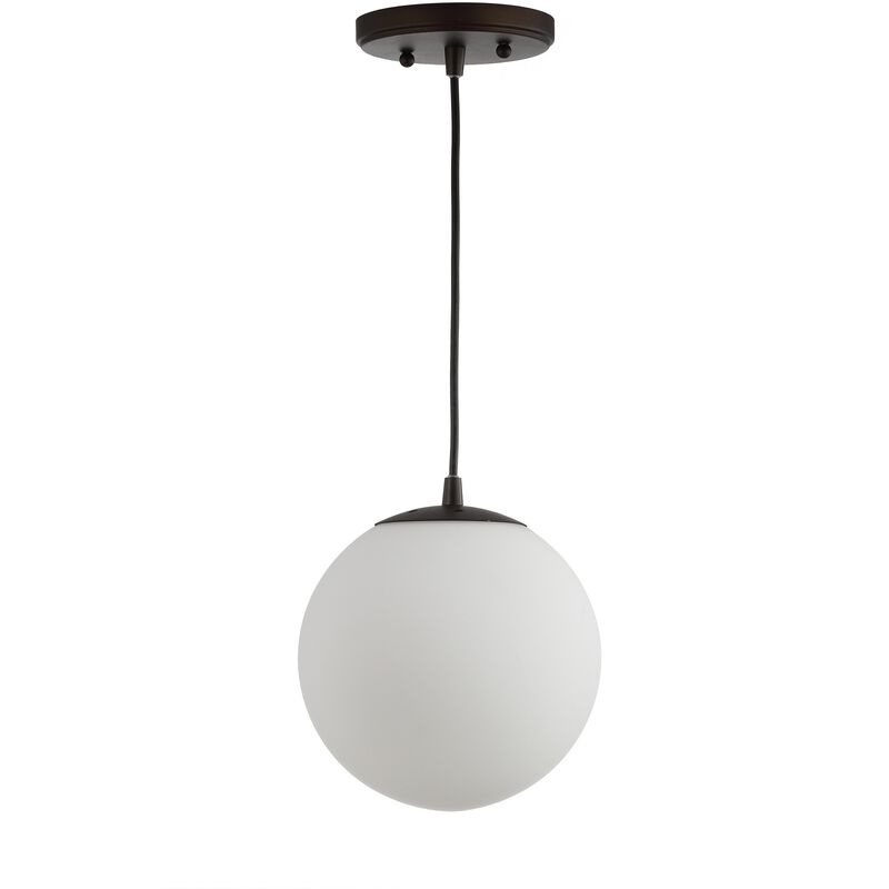 Bleecker Metal/Glass Globe LED Pendant