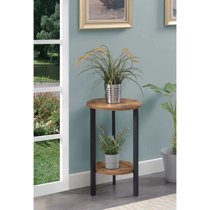 Convenience Concepts Graystone 24 inch 2 Tier Plant Stand