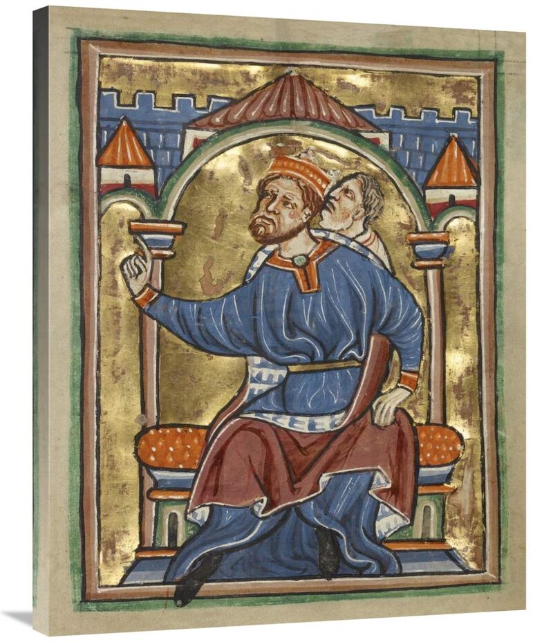 Herod Enthroned-Canvas Art-28x35