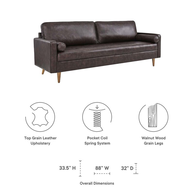 Valour Leather Sofa