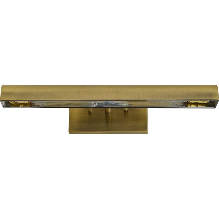 20" Antique Brushed Brass Adjustable Tailored Wall Sconce