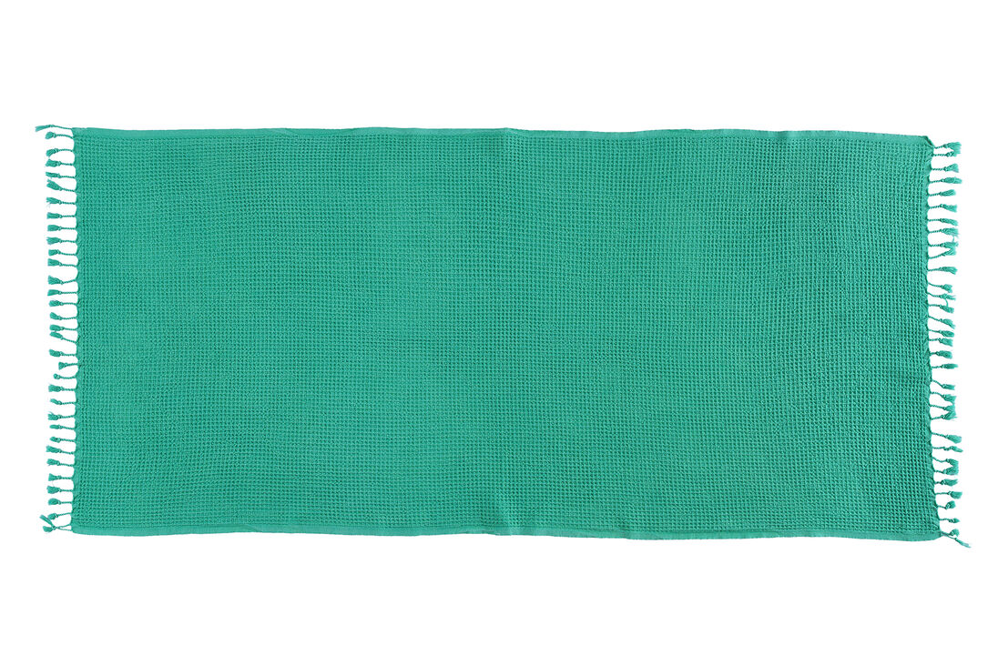 KAFTHAN Textile Turkish Cotton Single Waffle Bath and Beach Towel