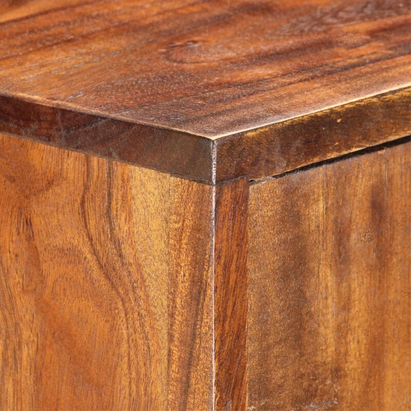 vidaXL Highboard 31.5"x11.8"x39.4 Solid Acacia Wood