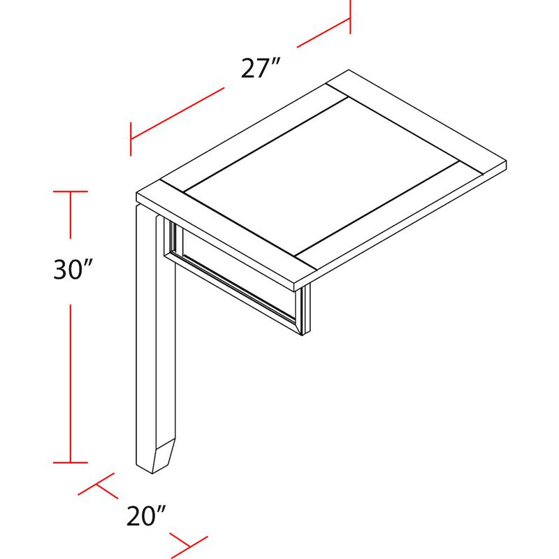 Parker House Furniture Parker House Boca Corner Table