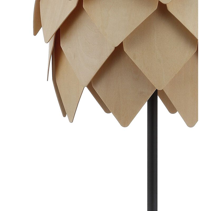 Simon Pinecone Wood/Metal LED Table Lamp