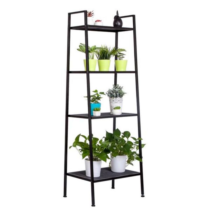 4-Tier Bookshelf for Storage & Display in Home or Office