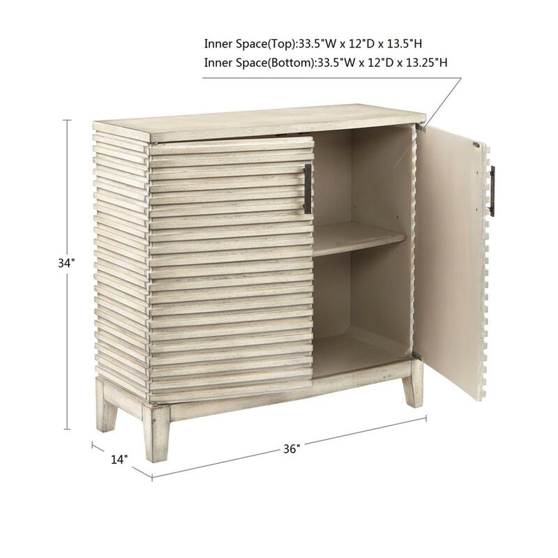 Belen Kox Rustique Distressed Cream Accent Chest, Belen Kox