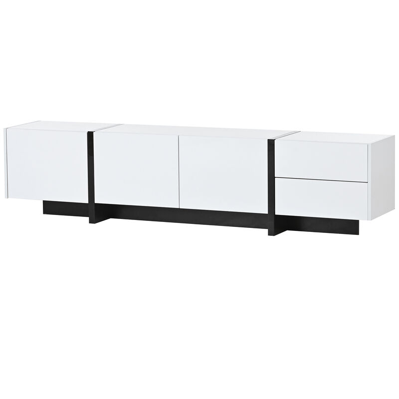 Merax Contemporary Rectangle Design TV Stand