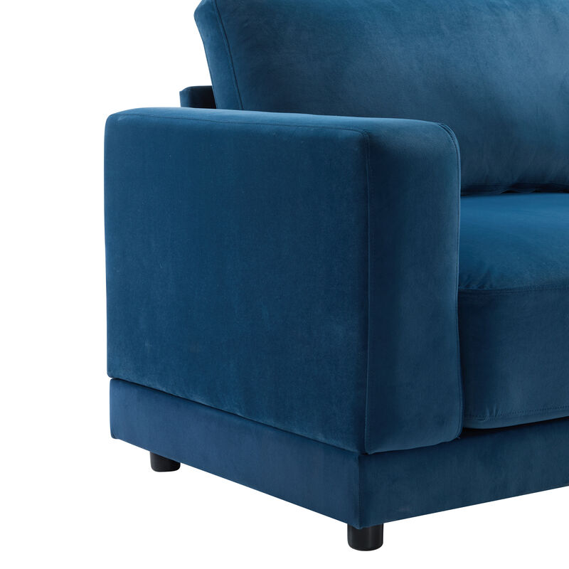 Merax Modern Fabric Loveseat Sofa