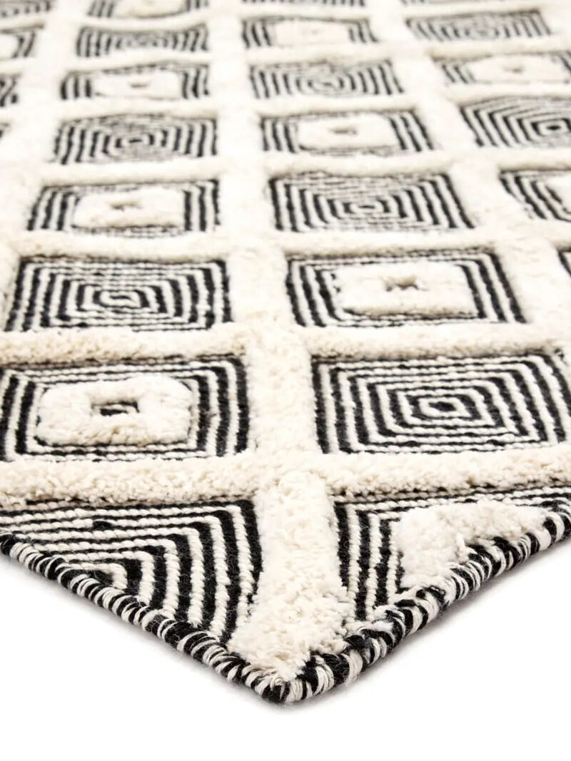 Rebecca Dosc Black 7'10" X 10'10" Rug