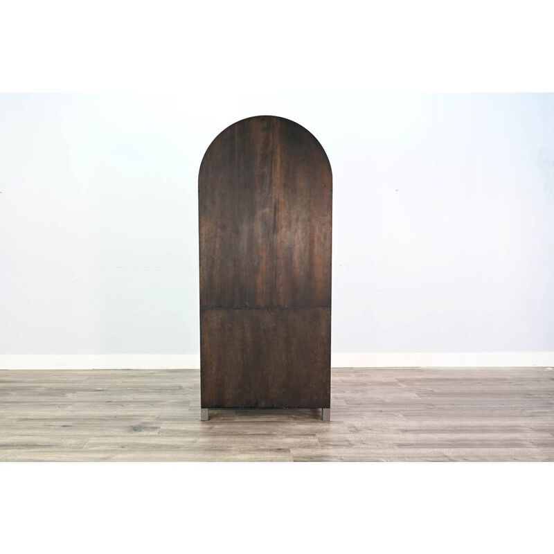 Sunny Designs Arched Display Cabinet with Doors