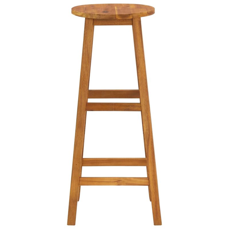 vidaXL Bar Stools 6 pcs Solid Acacia Wood