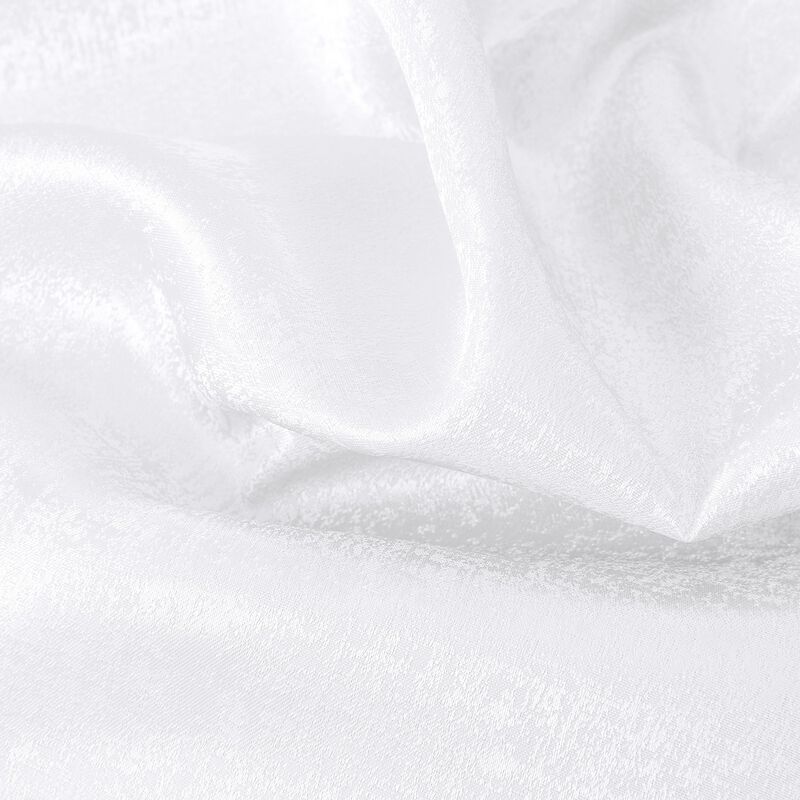 Olivia Gray Roxy Two Tone Jacquard Grommet Single Panel - 54x84", White