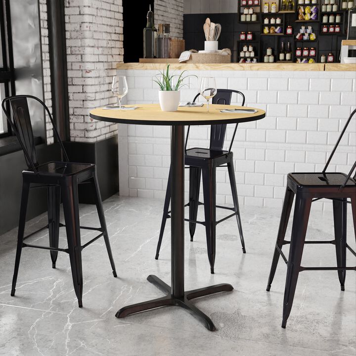 Restaurant Dining Table and Bases - Bar Height