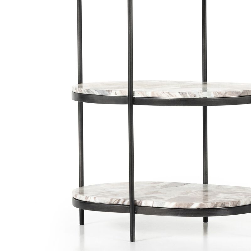 Felix Oval Nightstand in Canyon