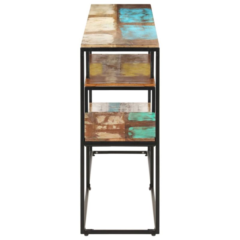 vidaXL Sideboard 59.1"x11.8"x29.5" Solid Reclaimed Wood