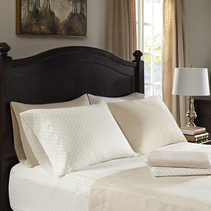 Gracie Mills Alfredo 16-Piece Jacquard Complete Bedding Set with 2 Sheet Sets