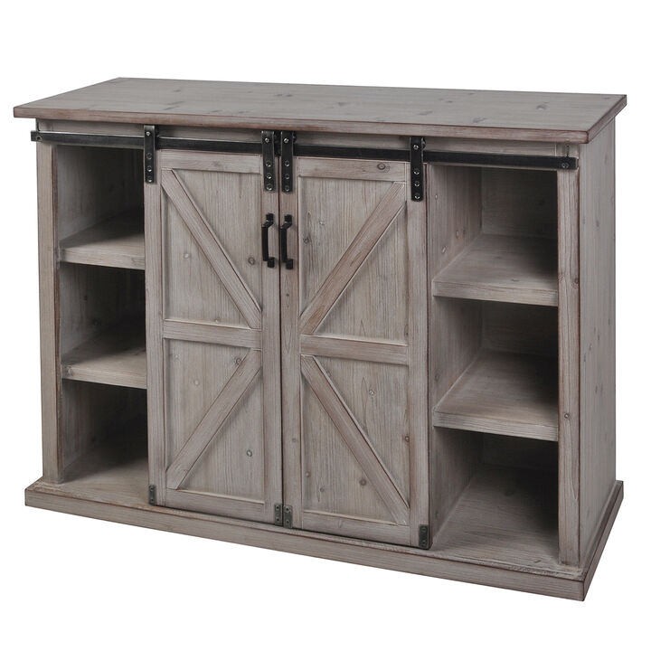 Farmhouse Sliding Door Cabinet